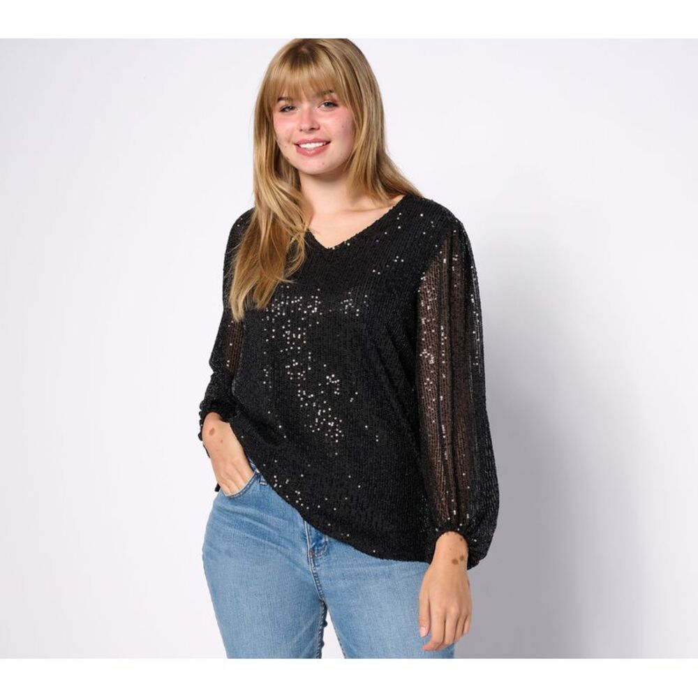 Belle by Kim Gravel | Tops | Belle By Kim Gravel Womens Top Sz S